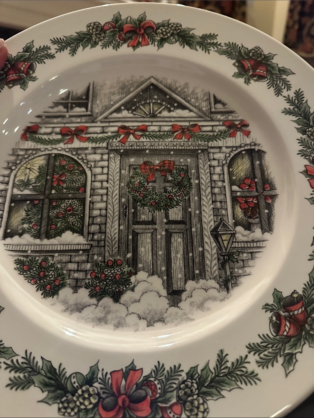 Royal Stafford Christmas Home round platter